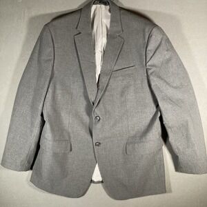 Classic Gray Men's Suit Blazer